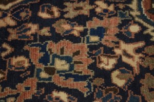 Vintage Brownish Red Floral 7X11 Bakhtiari Persian Rug