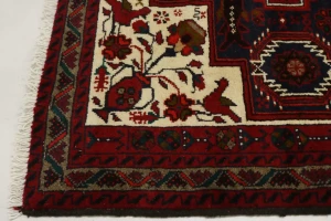 Vintage Red Tribal 3X6 Balouch Persian Rug