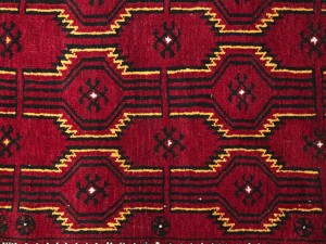Vintage Red Tribal 3'6X6'5 Balouch Persian Rug