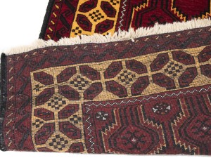 Vintage Red Tribal 3'6X6'5 Balouch Persian Rug