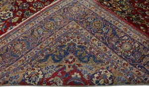 Vintage Red Traditional 10X13 Najafabad Persian Rug