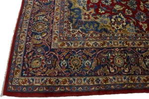 Vintage Red Traditional 10X13 Najafabad Persian Rug
