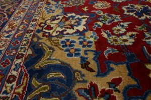 Vintage Red Traditional 10X13 Najafabad Persian Rug
