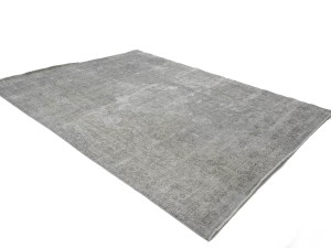 Antique Muted Beige Floral 9'4X12'6 Distressed Vintage Oriental Rug