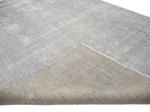 Antique Muted Beige Floral 8'2X11'6 Distressed Vintage Oriental Rug