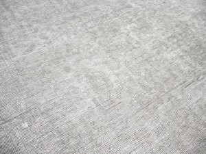 Antique Muted Beige Floral 8'2X11'6 Distressed Vintage Oriental Rug
