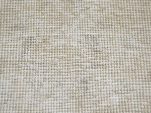 Antique Muted Beige Floral 9'3X12'7 Distressed Vintage Oriental Rug