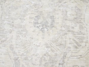 Antique Muted Cream Floral 9'5X12'8 Distressed Vintage Oriental Rug
