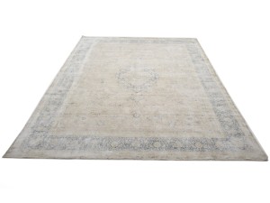 Antique Muted Floral 10X13 Distressed Vintage Oriental Rug