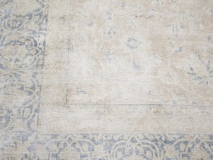 Antique Muted Floral 10X13 Distressed Vintage Oriental Rug