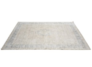 Antique Muted Floral 10X13 Distressed Vintage Oriental Rug