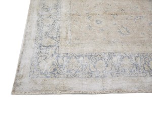 Antique Muted Floral 10X13 Distressed Vintage Oriental Rug