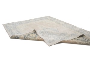 Antique Muted Floral 10X13 Distressed Vintage Oriental Rug