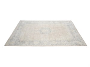 Antique Muted Floral 10X13 Distressed Vintage Oriental Rug
