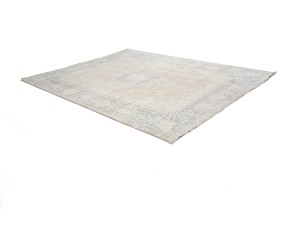 Antique Muted Floral 10X13 Distressed Vintage Oriental Rug