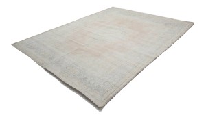 Antique Muted Floral 10X13 Distressed Vintage Oriental Rug
