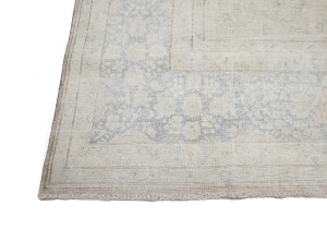 Antique Muted Floral 10X13 Distressed Vintage Oriental Rug