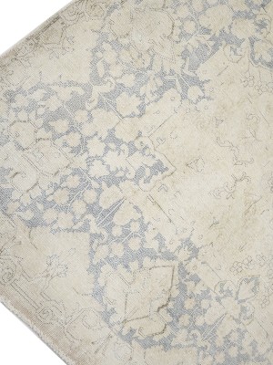 Antique Muted Floral 10X13 Distressed Vintage Oriental Rug