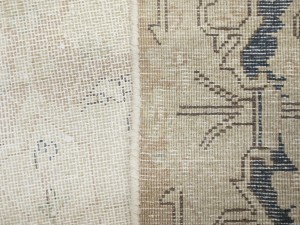 Antique Muted Floral 10X13 Distressed Vintage Oriental Rug