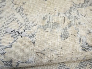 Antique Muted Floral 10X13 Distressed Vintage Oriental Rug