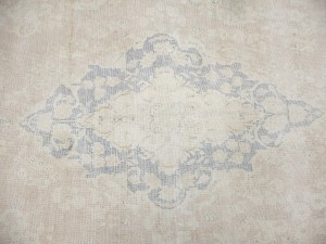 Antique Muted Floral 10X13 Distressed Vintage Oriental Rug