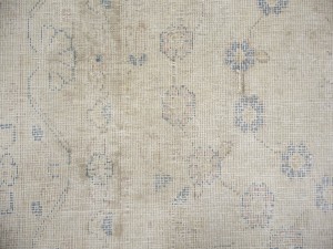 Antique Muted Floral 9'5X12'6 Distressed Vintage Oriental Rug