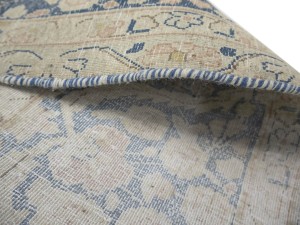 Antique Muted Floral 9'5X12'6 Distressed Vintage Oriental Rug