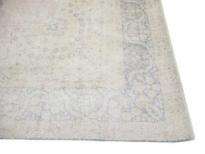 Antique Muted Floral 9'5X12'6 Distressed Vintage Oriental Rug