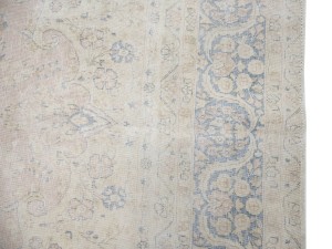 Antique Muted Floral 9'5X12'6 Distressed Vintage Oriental Rug