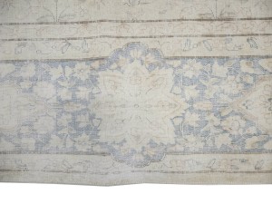 Antique Muted Floral 10X13 Distressed Vintage Oriental Rug
