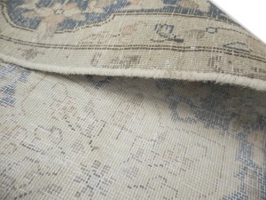 Antique Muted Floral 10X13 Distressed Vintage Oriental Rug