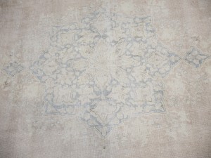 Antique Muted Floral 10X13 Distressed Vintage Oriental Rug