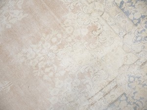 Antique Muted Floral 10X13 Distressed Vintage Oriental Rug