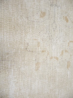 Antique Muted Beige Floral 10X13 Distressed Vintage Oriental Rug