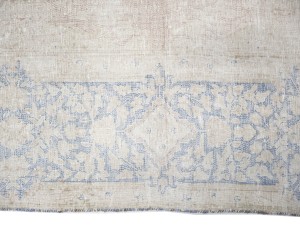 Antique Muted Floral 10X13 Distressed Vintage Oriental Rug