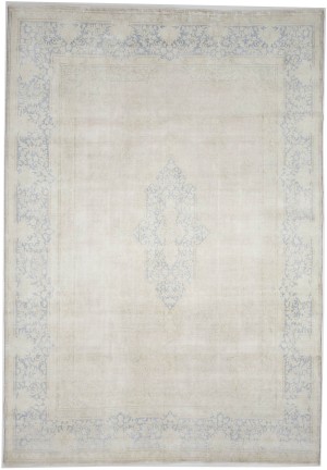 Antique Muted Floral 10X14 Distressed Vintage Oriental Rug