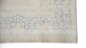 Antique Muted Floral 10X14 Distressed Vintage Oriental Rug