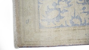 Antique Muted Floral 10X14 Distressed Vintage Oriental Rug