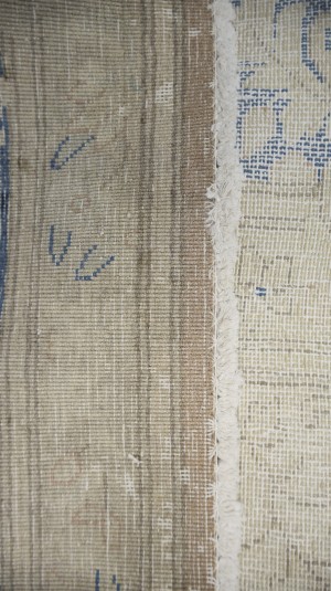 Antique Muted Floral 10X14 Distressed Vintage Oriental Rug