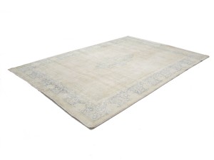 Antique Muted Floral 10X14 Distressed Vintage Oriental Rug