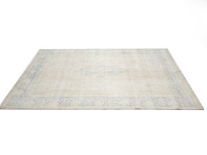 Antique Muted Floral 10X14 Distressed Vintage Oriental Rug