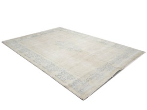 Antique Muted Floral 10X14 Distressed Vintage Oriental Rug
