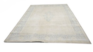 Antique Muted Floral 10X14 Distressed Vintage Oriental Rug