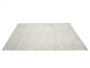 Antique Muted Floral 9'8X12'4 Distressed Vintage Oriental Rug