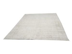 Antique Muted Floral 9'8X12'4 Distressed Vintage Oriental Rug