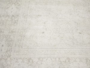 Antique Muted Floral 9'8X12'4 Distressed Vintage Oriental Rug