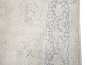Antique Muted Floral 10X13 Distressed Vintage Oriental Rug