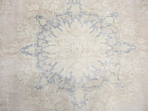 Antique Muted Floral 10X13 Distressed Vintage Oriental Rug