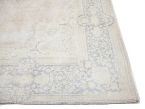 Antique Muted Floral 10X13 Distressed Vintage Oriental Rug