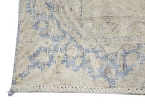 Antique Muted Floral 8'5X11'7 Distressed Vintage Oriental Rug